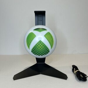 Xbox Official Head Light Gear Light Up Headphone Stand 2 Lighting Modes New